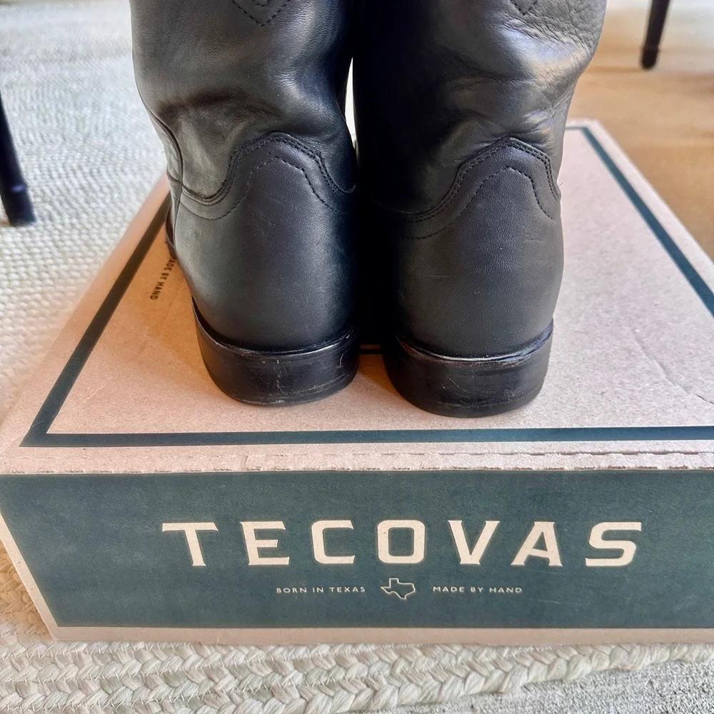 EUC Men’s Black Tecovas size 11.5 EE - Picture 6 of 10